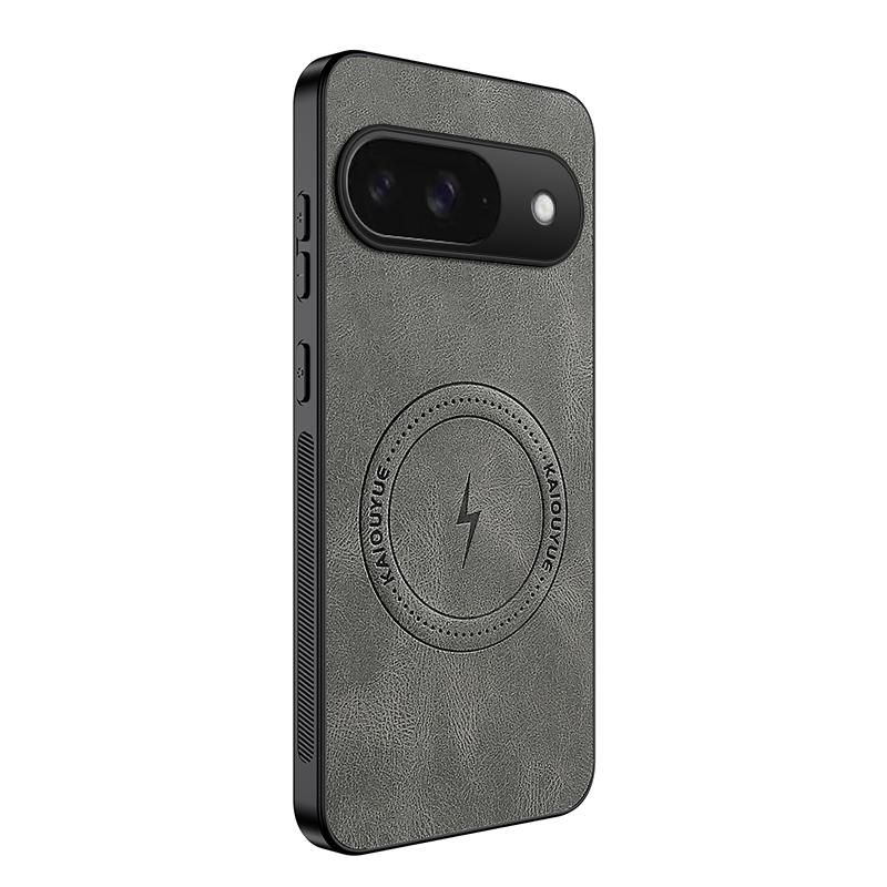 For Google Pixel 9 Lightning Magnetic Leather Case For Google Pixel 9 Pro XL 9A Ultra-Thin Comfortable Phone Cover Pixel 9 Pro