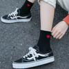 20 Pairs of Heart Women's Mid-Calf Socks (Black) Fashion Socks