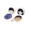 4PCS Cartoon Sticky Notes Features Soft Touches Portable Chain Attaches Note Pad for Convenient School Office Use