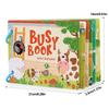 Libro Occupato Montessori per Bambini Il Mio Primo Libro Silenzioso Incolla Giocattolo Educativo per l'Apprendimento Precoce Giocattolo per Bambini Abbinamento Giocattoli Montessori per Bambino