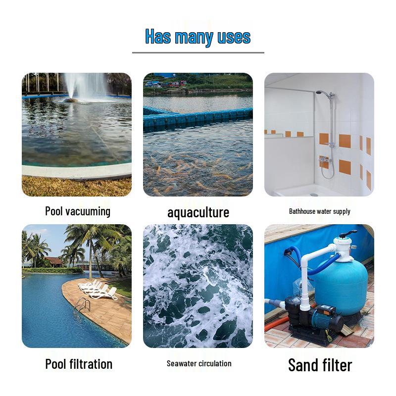 Self-Priming Water Pump for Pools, Fish Ponds, and Hot Springs - Efficient Filtration and Circulation