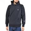Champion Reverse Weave Hooded Size with a Storm Shell and and a Logo Men's Sweatshirt, C3-L108, Black, Small, Lining, Warmth, Water-Repellent,