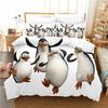 South Pole Adorable Lovely Penguin Soft Duvet Cover Sets,3D Print,Carton Series,Children's Bedrom Beding Set,10% High Quality, Ful,Twin
