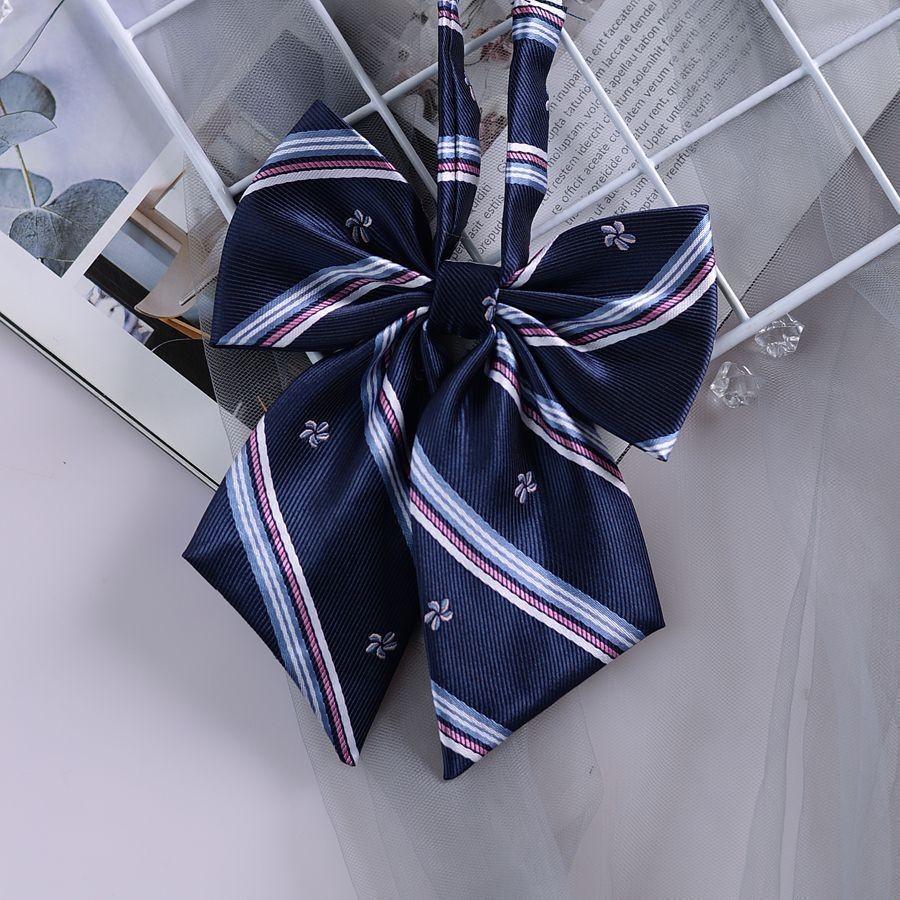 

Student Uniform Collar Accessory With Polyester Fabric For School Cosplay And Daily Wear Navy Windmill