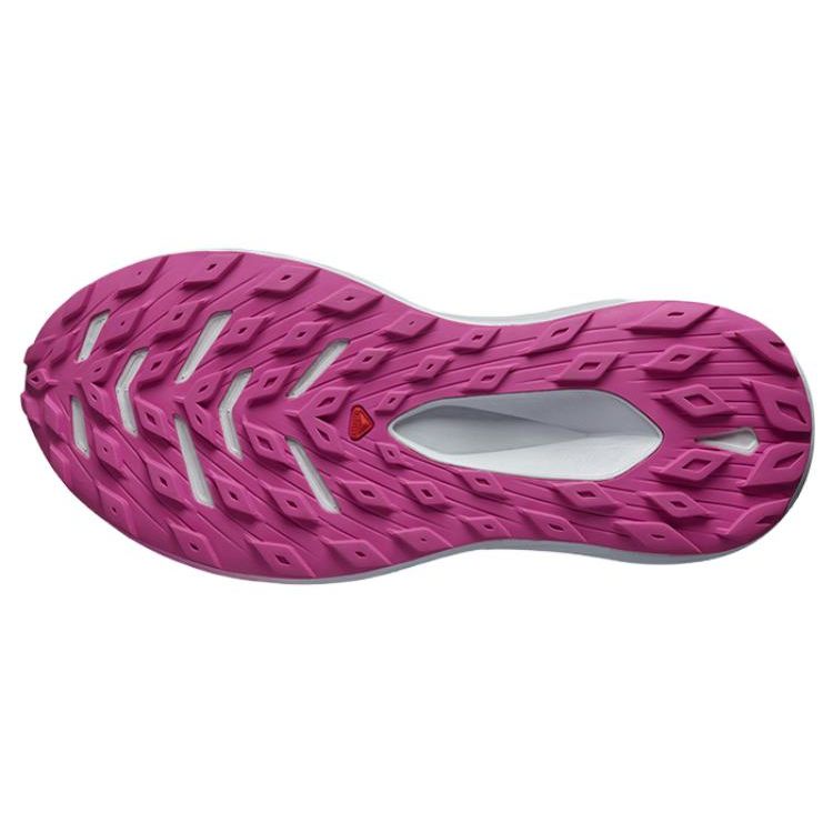 SALOMON Glide Max Tr Comfortable Non-Slip Durable Low-Top Trail Running Shoes Women Sneaker Gray White Pink 473176