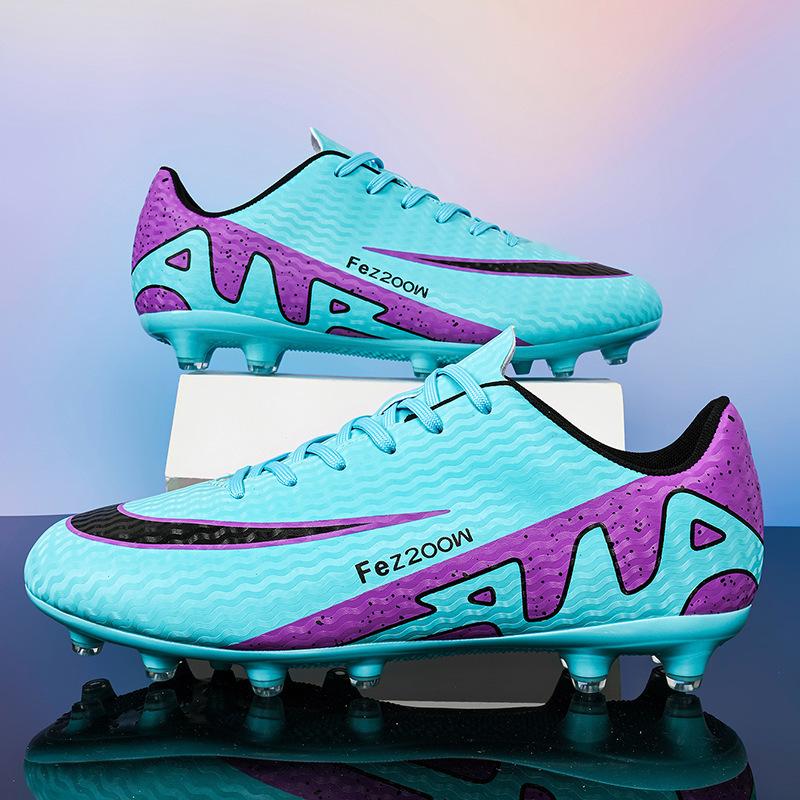 Foreign trade 2025 new low-top football shoes boys and girls students training broken nails TF indoor football shoes couple models