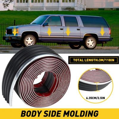 Listwa boczna karoserii 3M Czarna i Chromowana Do Uniwersalnych Chevy GMC Tahoe Yukon Suburban