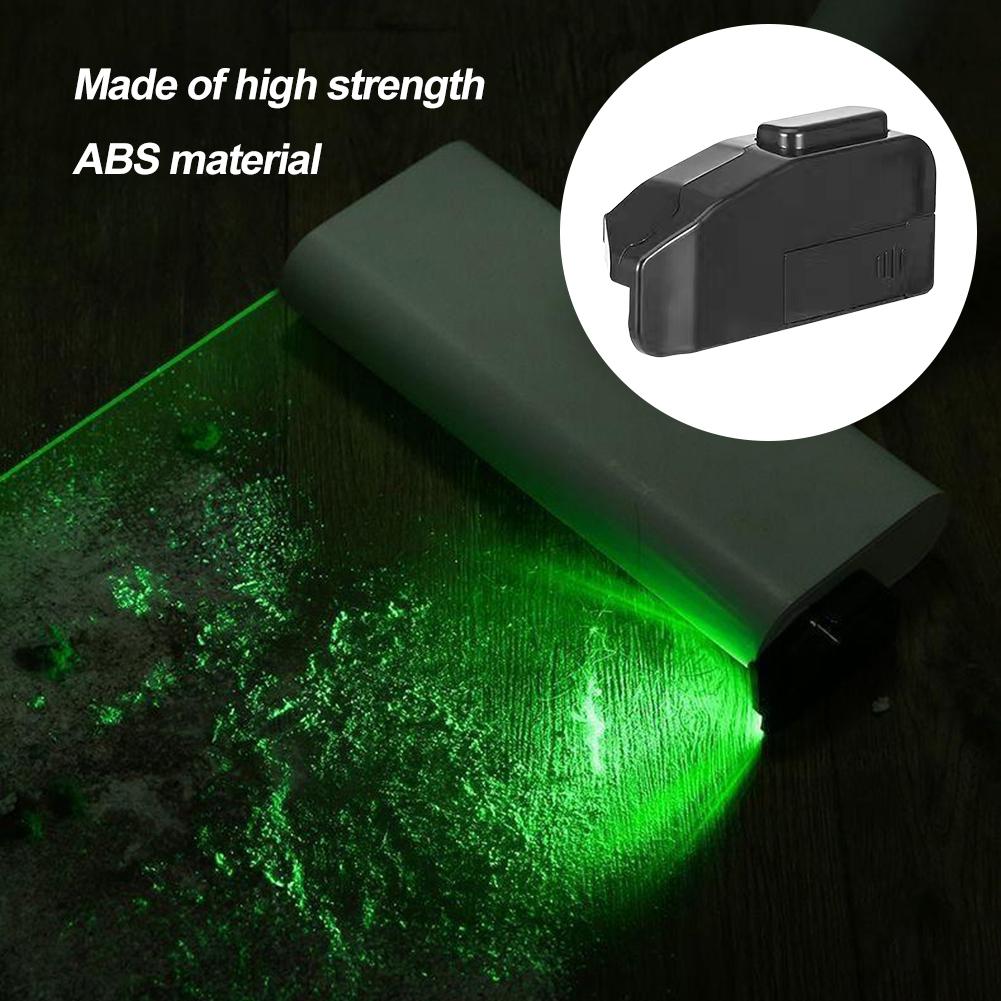 Lampada LED Display Polvere Luce Verde Pulizia Polvere Peli Animali Luce Rilevamento Polvere per Parti Aspirapolvere Dyson per Casa Negozio Animali