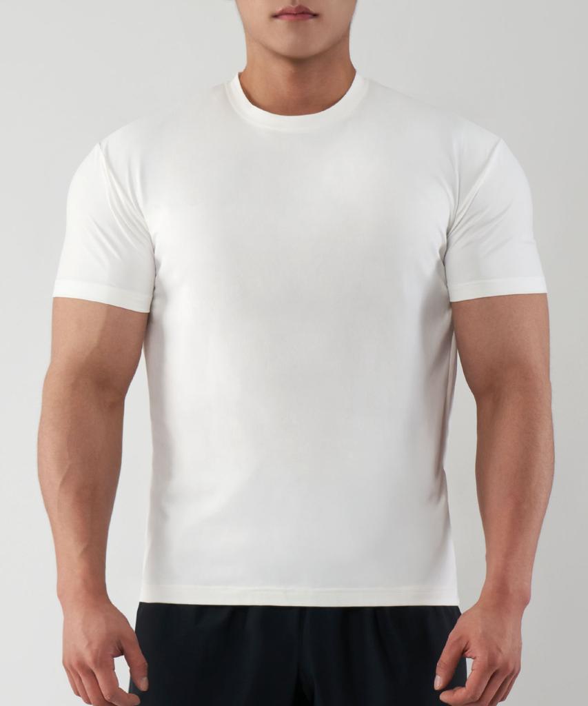 UNTAPPED STUDIO Cool Air Muscle Fit Short Sleeve Plain T-Shirt 3 Colors