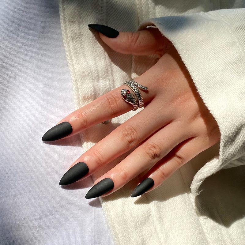 Wearable Matte Solid Color Nail Art Stickers - High-Grade Collection
