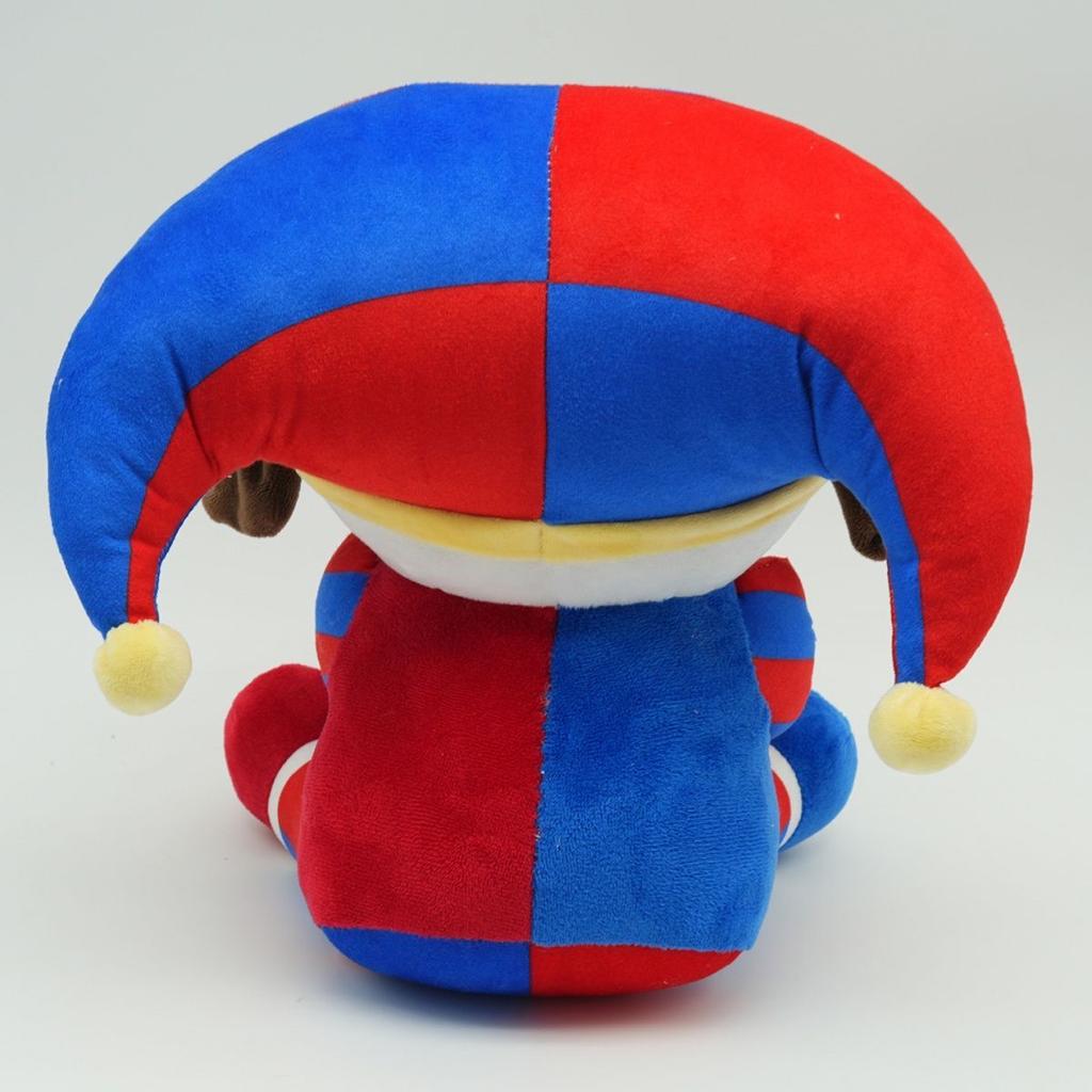 Popcorn Pomni Plush Toy The Amazing Digital Circus Anime Surrounding Bolster Soft Stuffed Toy Kawaii Decorative Display Ornament