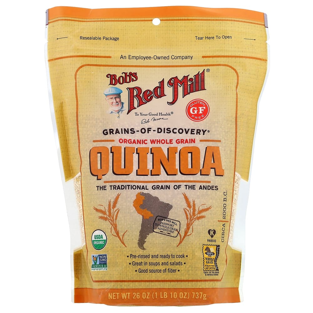 Bobs Red Mill Whole Grain Quinoa Gluten-Free 737g (26oz) 737g - 1 ea