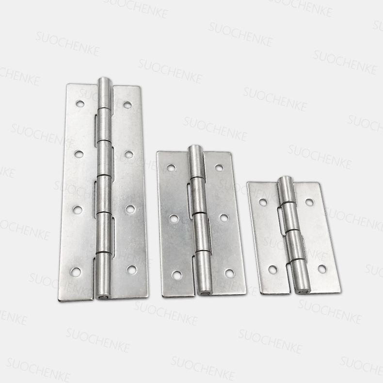 304 Stainless Steel Industrial Butterfly Hinge HHKS25/40/50/65/100 - Narrow Continuous Folding Hinge