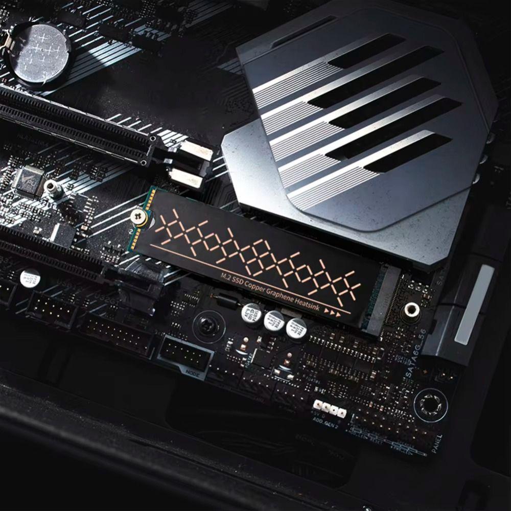 Copper Foil Layer SSD Heat Sink Fast Heatsink Thermal Pad Compact M.2 SSD Cooler Computer Cooling