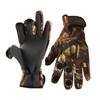 Waterproof Winter Gloves Warm Outdoor Work Ice Fishing Skiing Portable Three Finger Cut Fishing Gloves