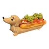 Sausage Dog Tray. Fun Hot Dog Sushi Tray. Candy Plate. Sausage Dog Meal Plate. Cute Shape Sandwich Dog Meal Plate For Home Decoration