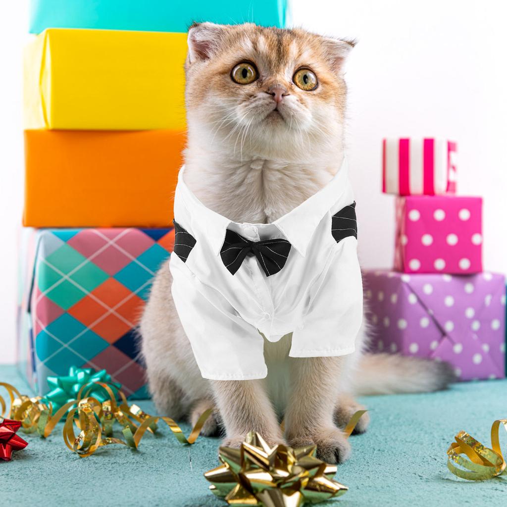 Fashionable Dog Suit Cat Formal Shirt Premium Material Pet Costume for Wedding Wear Dog Outfit Cat Costume