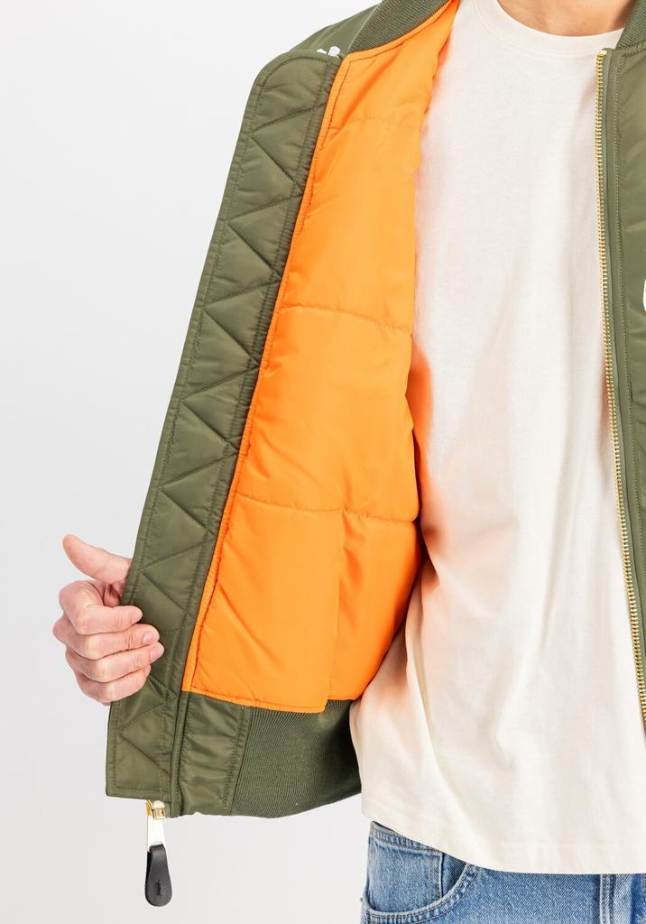 Зимняя куртка Alpha Industries MA-1 Peace Bomberjacke (1561369) (156136-01) оливково-зеленый