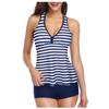 Damen Badeanzug Oberteil mit Shorts Zweiteiliger Badeanzug