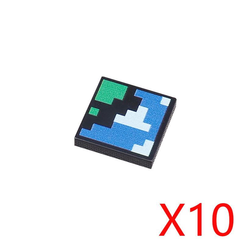 Scene Model Printing Accessories Building Blocks Dashboard Screen Keyboard Mouse Control Buttons Mini Compatible Brick Toy N08