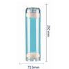 A60P 2X 10-Inch Reusable Empty Clear Cartridge Water Filter Housing Various Media Refillable