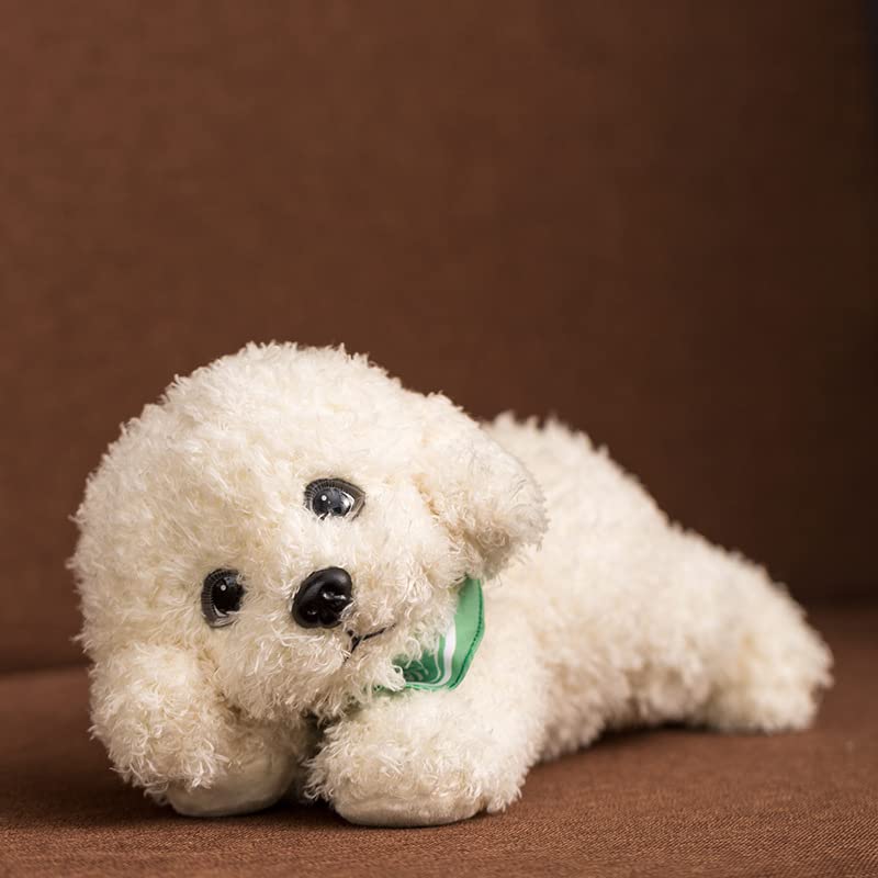 Large Poodle Dog Plush Soft and Perfect for or As a and Perfect for Cushion, Realistic, Naptime, Children's Day, Shichi-Go-San, Gift. Cute, Sewn,