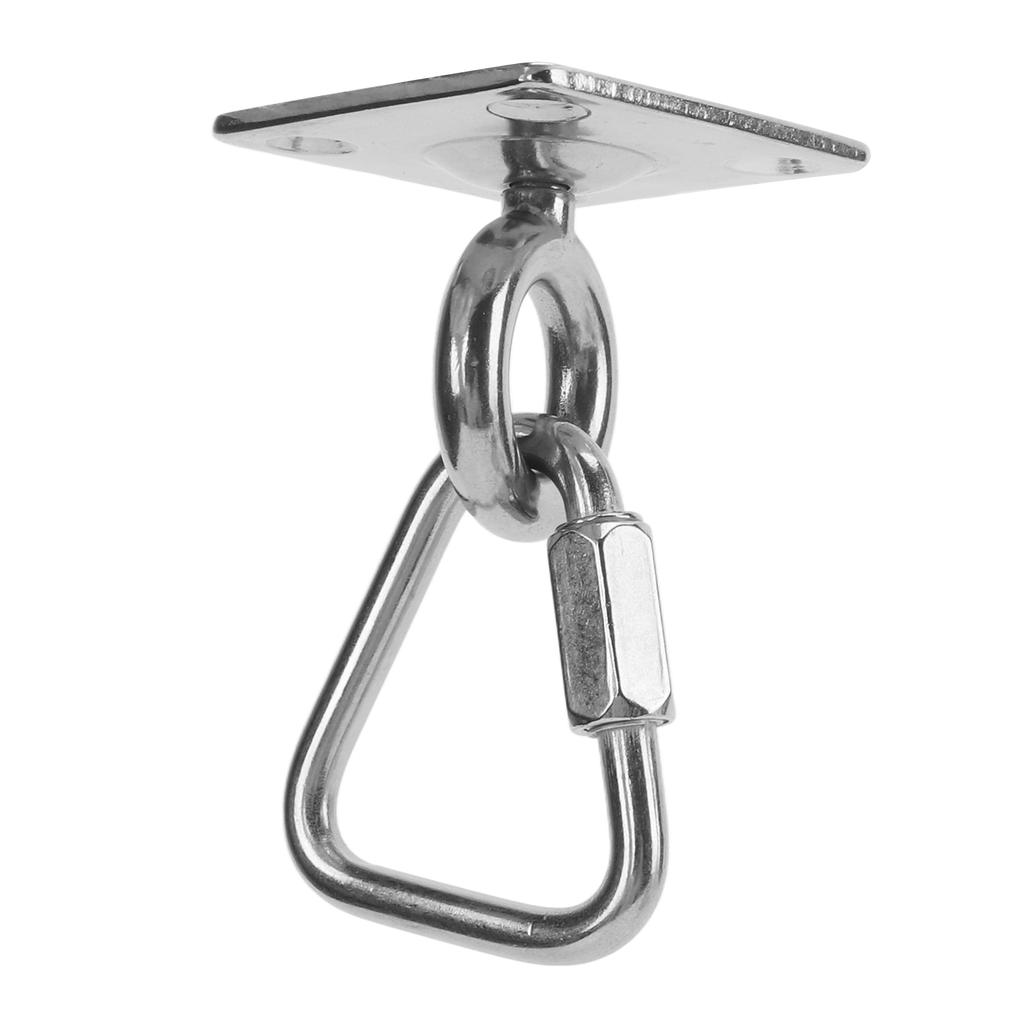 Suspension Bracket Hammock Mount Set with Square Fixing Hook Triangular Nut Buckle Expansion Screw