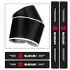 4Pc Car Door Plate Carbon Fiber Threshold Protector Sticker for Suzuki Jimny GW250 Samurai Vitara Swift Baleno SX4 Ignis Alto Splash Swace