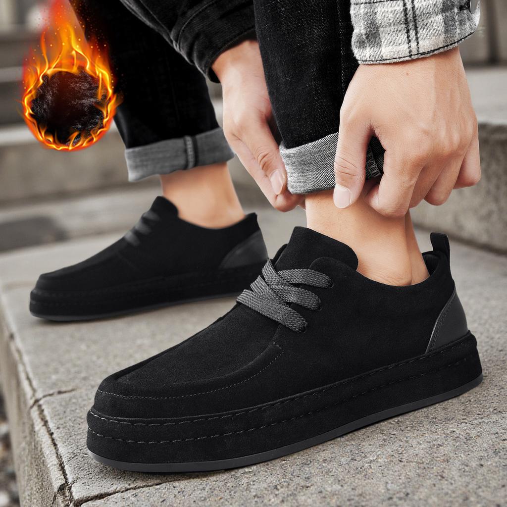 22 autumn and winter new fleece thickened casual shoes lazy cotton shoes