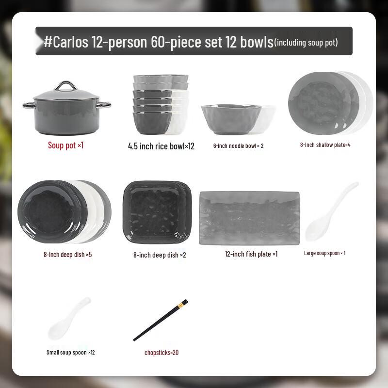 

Carlos Premium Ceramic Dining Set