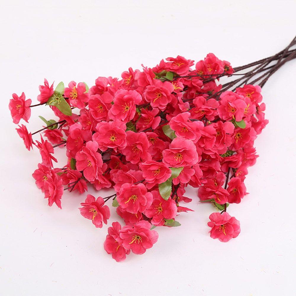 65cm Artificial Cherry Blossom Branches DIY Simulation Peach Blossom Home Dining Room