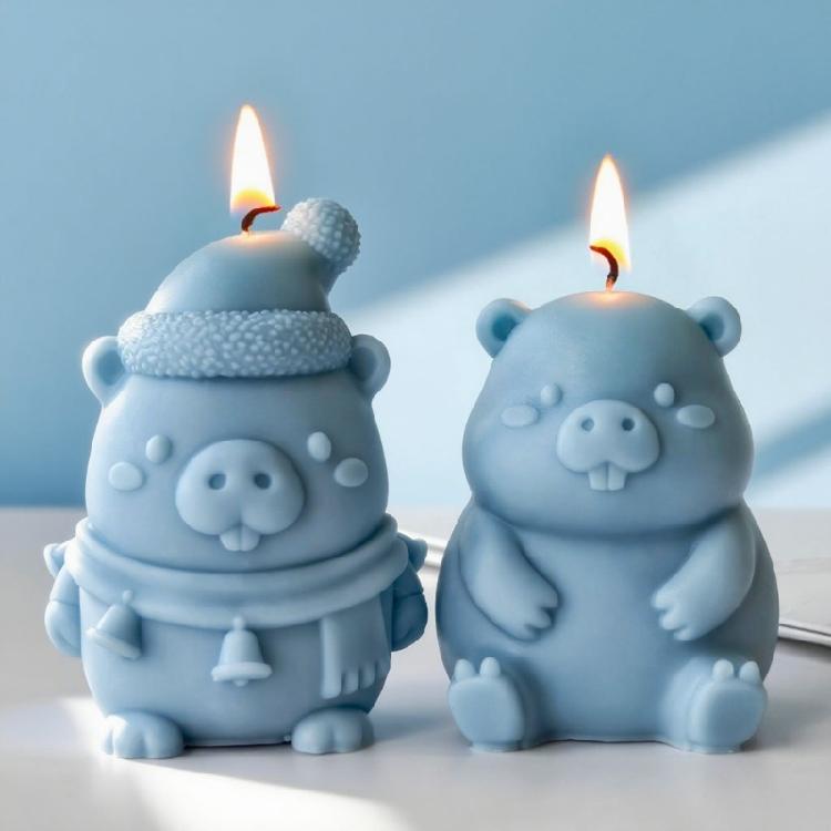 Animal Shape Silicone Molds for Epoxy Resin Handmade Candle Home Decoration Easy Demolding Silicone Soap Mould