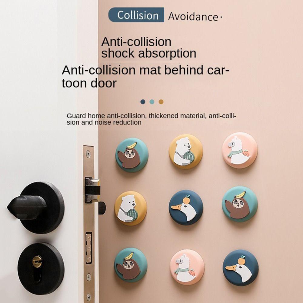 Wall Protector Door Handle Bumper Anti-collision Door Stopper Cute Door  Crash Pad  Refrigerator