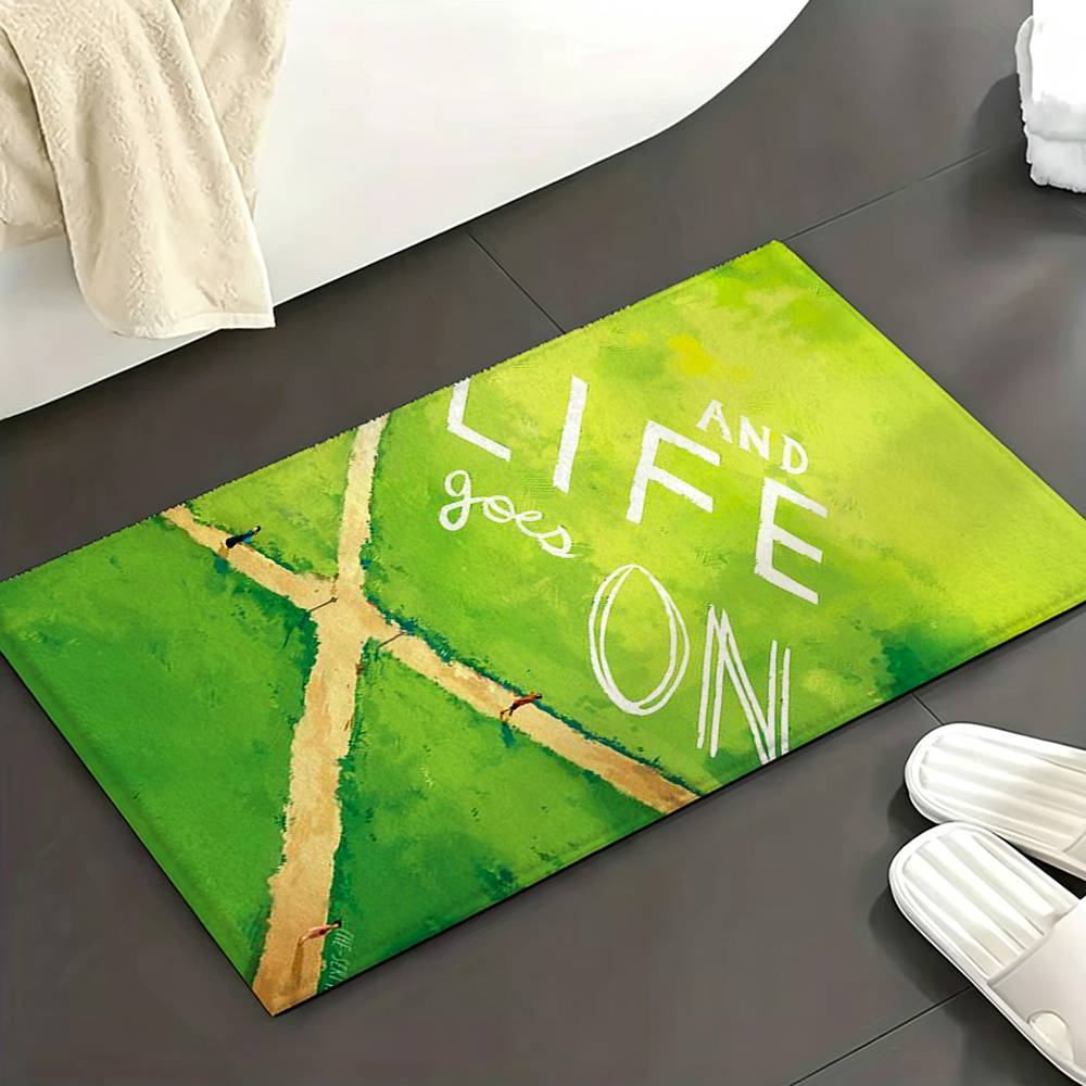 Anime S-Samurai C-Champloo Floor Mat Soft Non Slip for Entry Door Bathroom Indoor Home Decorative Carpet