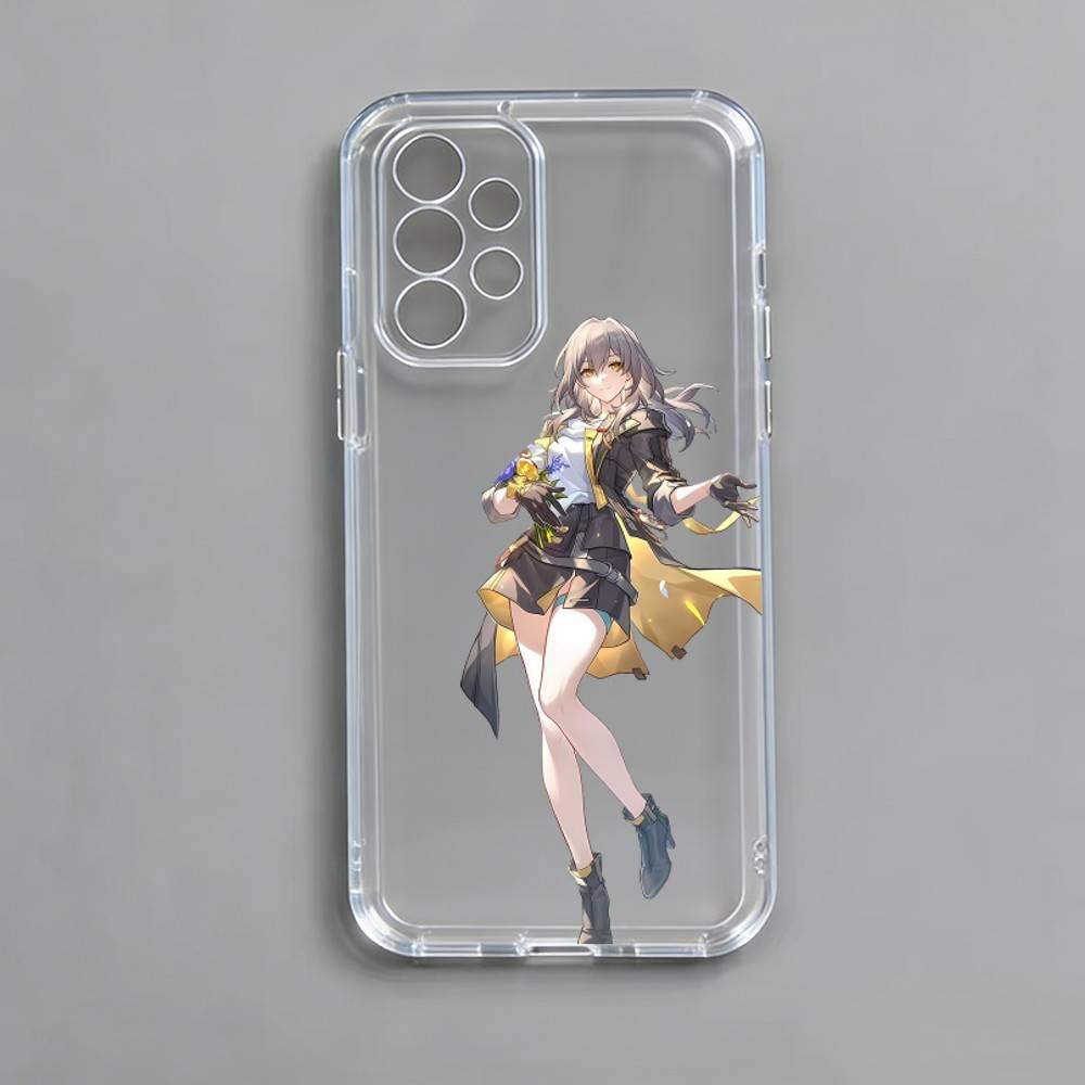 Adorable Stelle  Phone Case For Samsung S25,S24,S21,S22,S23,S30,Ultra,S20,Plus,Fe,Note,10,9,5G Transparent Cover