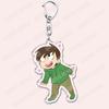 Popular Eddsworld Tord Keychains for Accessories Bag  Anime Comic Ringo Edds Meme Keyrings Jewelry Gamers Fans Friends Gifts