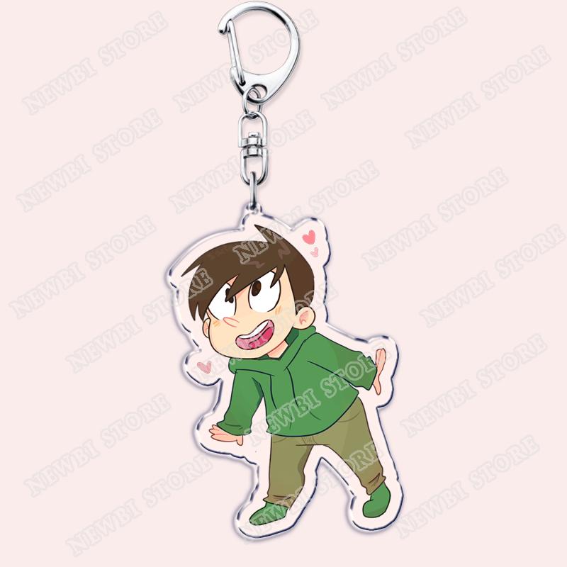 Popular Eddsworld Tord Keychains for Accessories Bag  Anime Comic Ringo Edds Meme Keyrings Jewelry Gamers Fans Friends Gifts