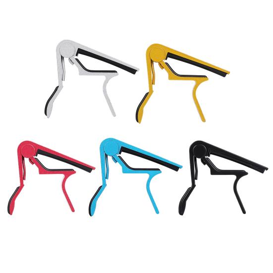 Guitar Capo for Acoustic And Electric Guitar Universal 6-String Guitar Clamp Metal Ukulele Capo for Bass Mandolin Banjo