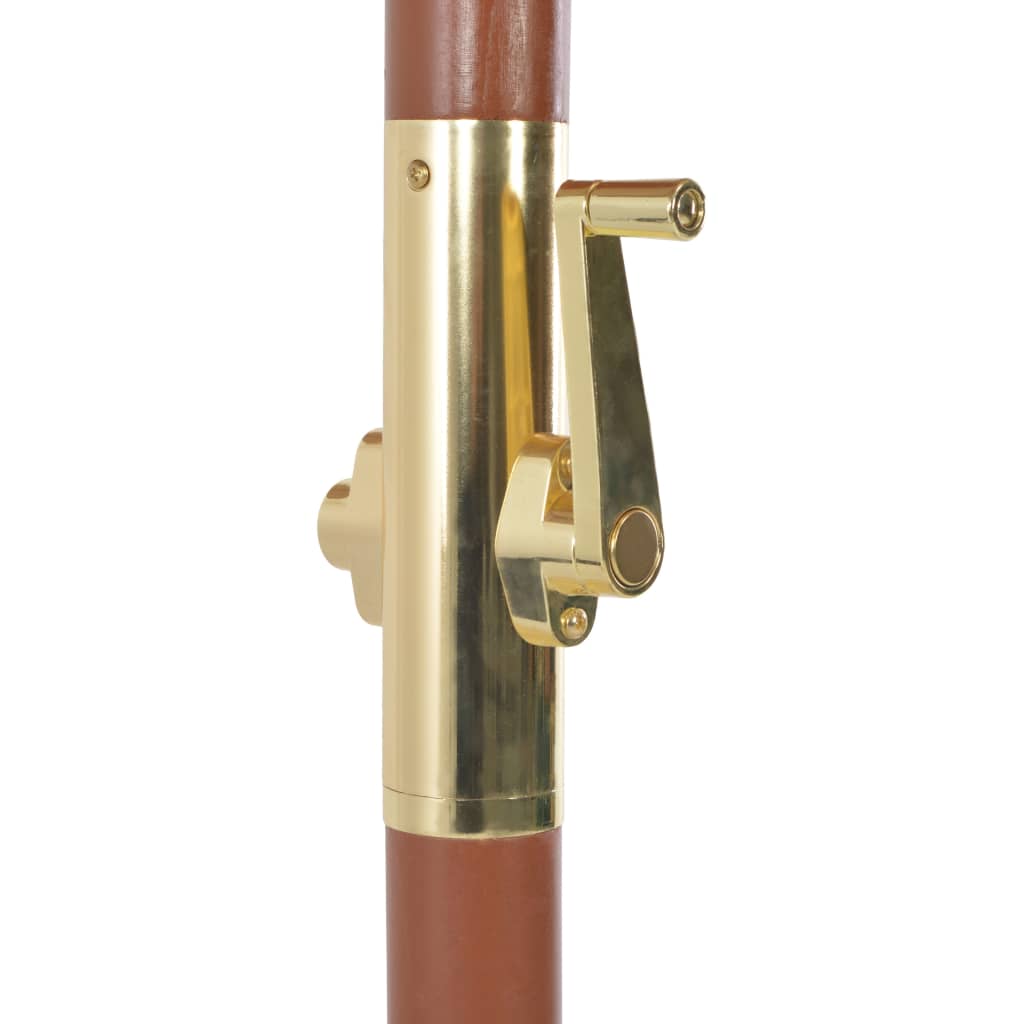 vidaXL Sonnenschirm mit Holz-Mast 300 cm Bordeauxrot