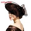 Vintage Flower Embellished Top Hat For Weddings And Costume Parties