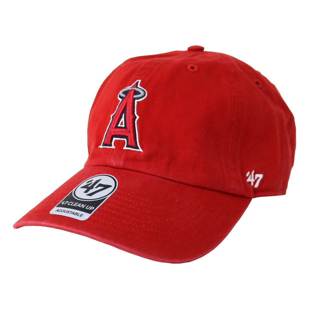 

47Brand CLEAN UP Baseball Cap F - Yankees/Angels (Angels Red)