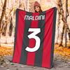 Maldini Flannel Blanket Soft All-Season Throw, Design for Camping, Car Travel, Hiking Sofa, Bed, Office Perfect Gift for Parties