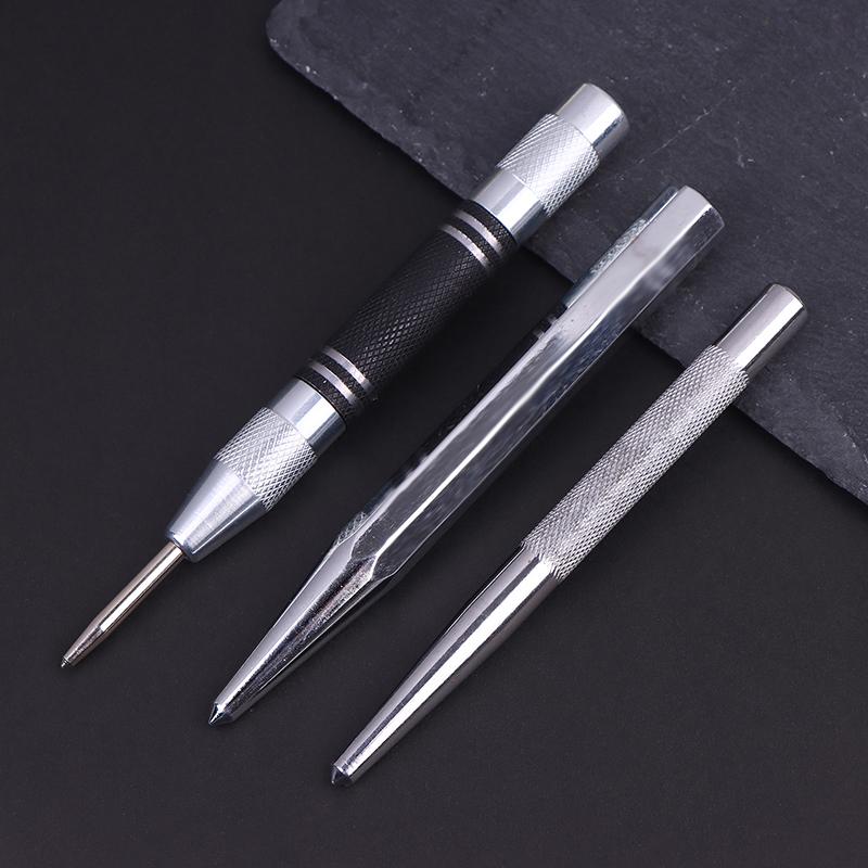 Centre Punch Metal Hardened Cr-V Steel Spot Dot Center For Metal Positioning Drill Hole Bit Drill Locator Hole Punch Hand Tools