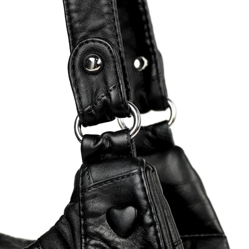 Middle-aged Mother Bag Women's Crossbody Bag Large Capacity Soft Leather Hand Shoulder Bag