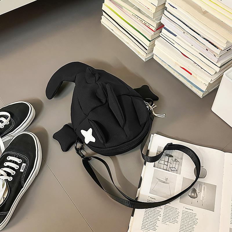 Shark messenger bag women's shoulder bag cute summer commuter mobile phone bag men's trendy cycling bag