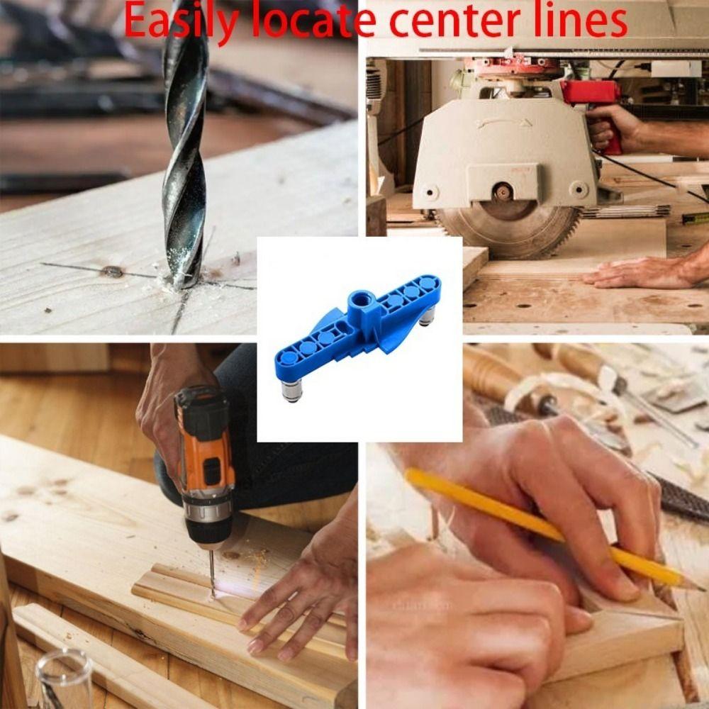 6/8/10mm Drill Sleeve Woodworking Locator Straight Holes Self Centering Scriber Woodworking Tools