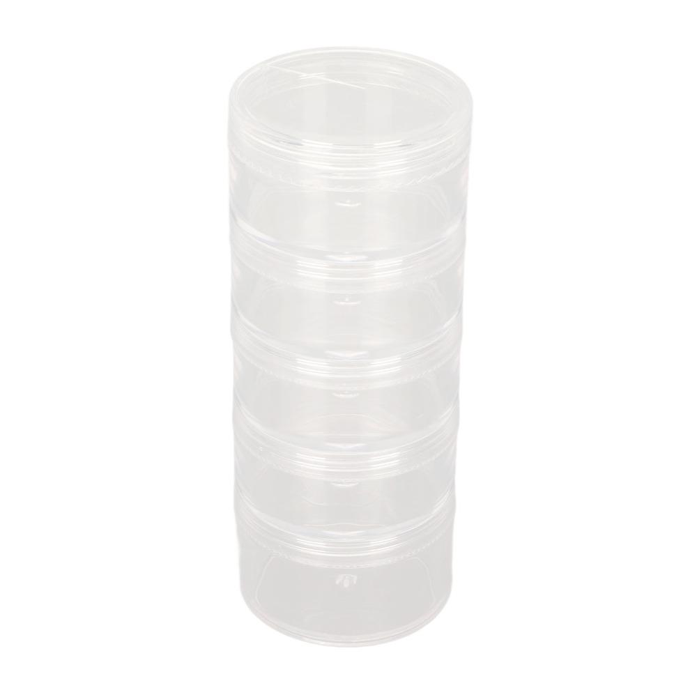 Stackable design Stackable Organizer Tray Transparent Component Box Watch movement screw storage