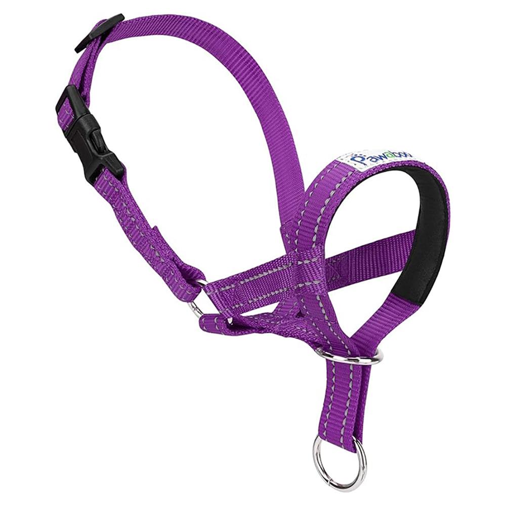 Muso per Cane Animale Domestico Cane Nylon Riflettente Regolabile Anello Anti-mordere Controllo dell'Abbaio Facile da Indossare Cane Ferma Cane che Tira Guinzaglio per Testa