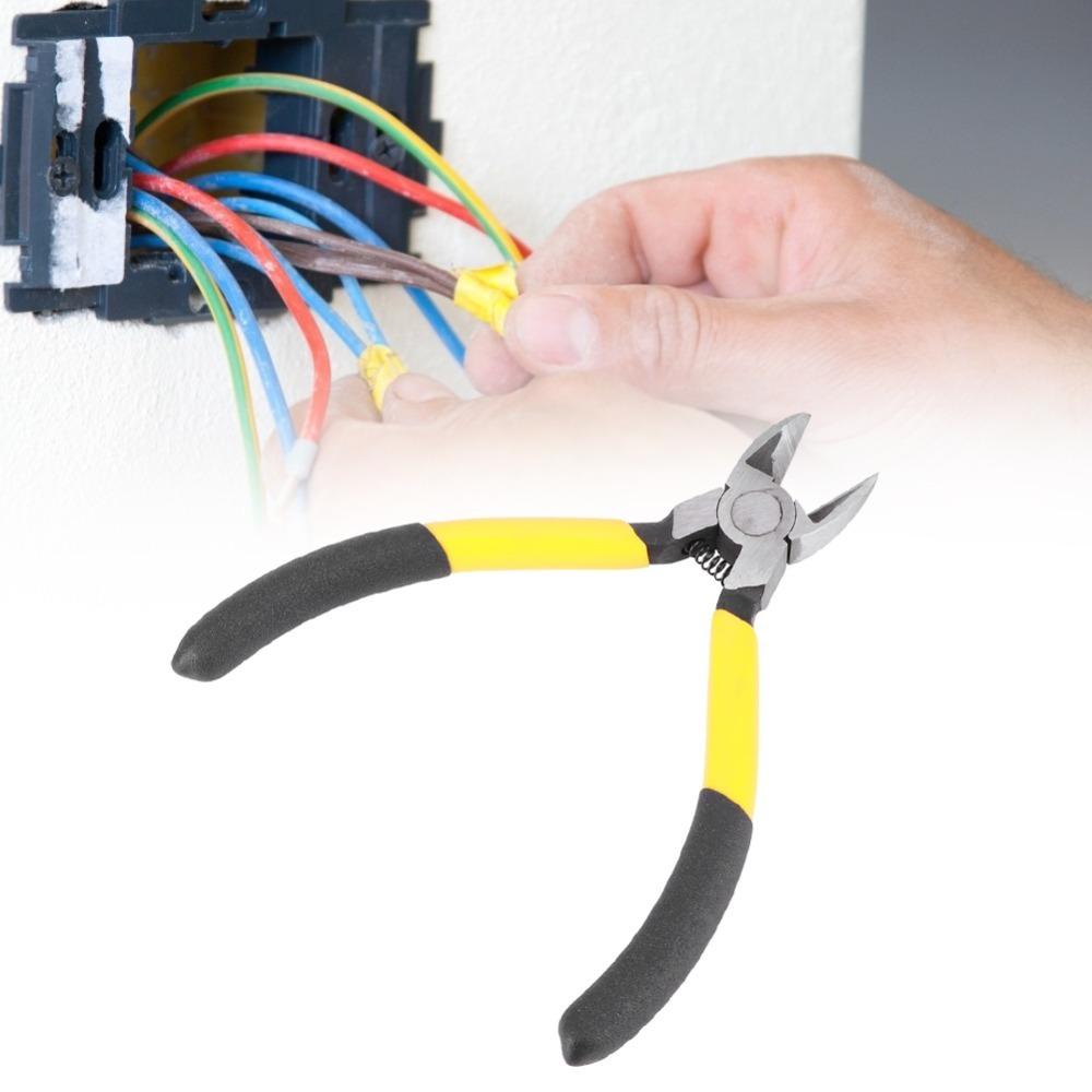Heat Treatment Jaws Wire Cutter Non-Slip Handle Side Cutter Heavy Duty Diagonal Plier Plastic Wire