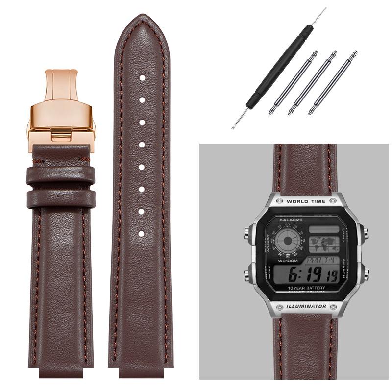 16MM genuine leather watchband for G-Shock Casio DW5600/GW-B5600/G-5600/GW-M5610 Replace wristbands Convex watch strap